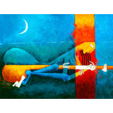 The Sensation Of Music Print by Amar Singha