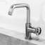 Robinet pour salle de bain à un trou à poignée simple H 9 po Cass-61564704