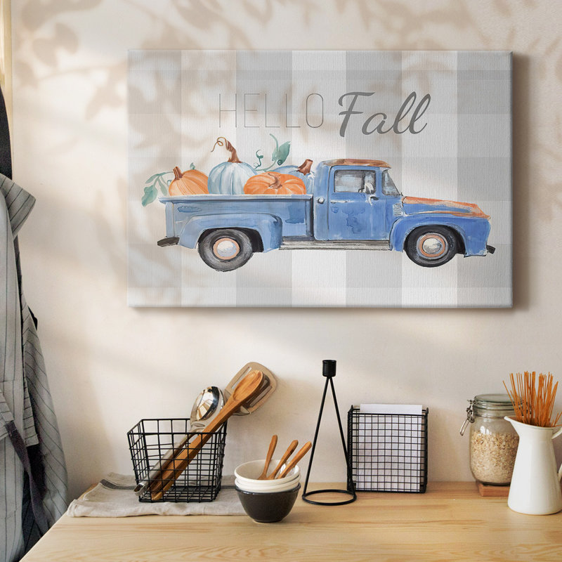 Happy Harvest II-Gallery Wrapped Canvas, H 12 po x l 18 po