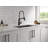Pivotal Single Handle Exposed Hose Kitchen Faucet-84420490