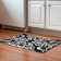Premium Machine Washable Prisco Black Rug