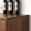 Buffet de rangement multifonctionnel en noyer noir-129098814