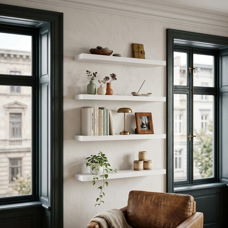 Solid Wood Floating Shelf