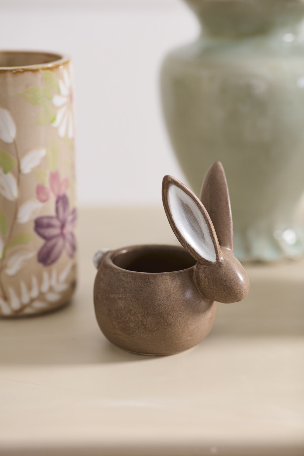 Chocolate Bunny Pot 5"x 3.75"x 5.5"