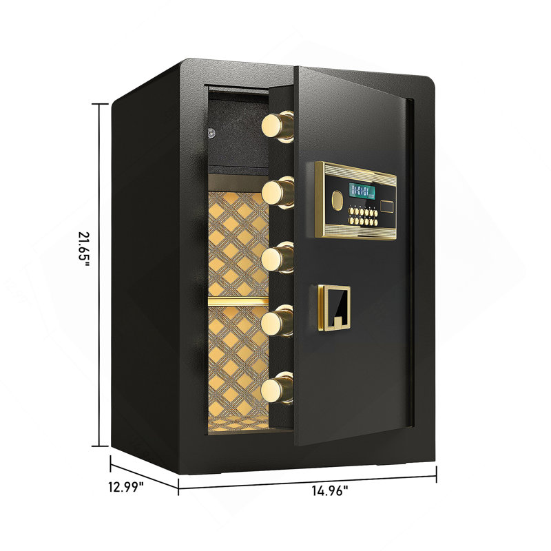 Grand coffre-fort de sécurité électronique avec fonction cachée à code cubique avec armoire intérieure privée