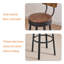 Tabouret de bar rotatif 29,5 po Edoire