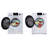 Equator Deluxe Laundry Set Digital Washer 1.9cf 110v+ Vented Dryer 4cf 110v