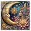  «Golden Moon» par Rey Klimt, art mural en verre acrylique-10349668
