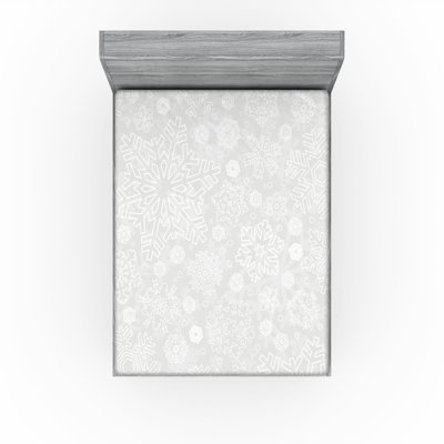Ambesonne Fitted Sheet 2-Pack