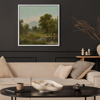 Rural Landscape " Bucolic Cattle By The River "