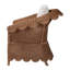 Fauteuil en rotin H 15 po Detta 