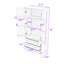 Armoire de rangement élégante en bois - tablettes réglables, charnières silencieuses-887810822