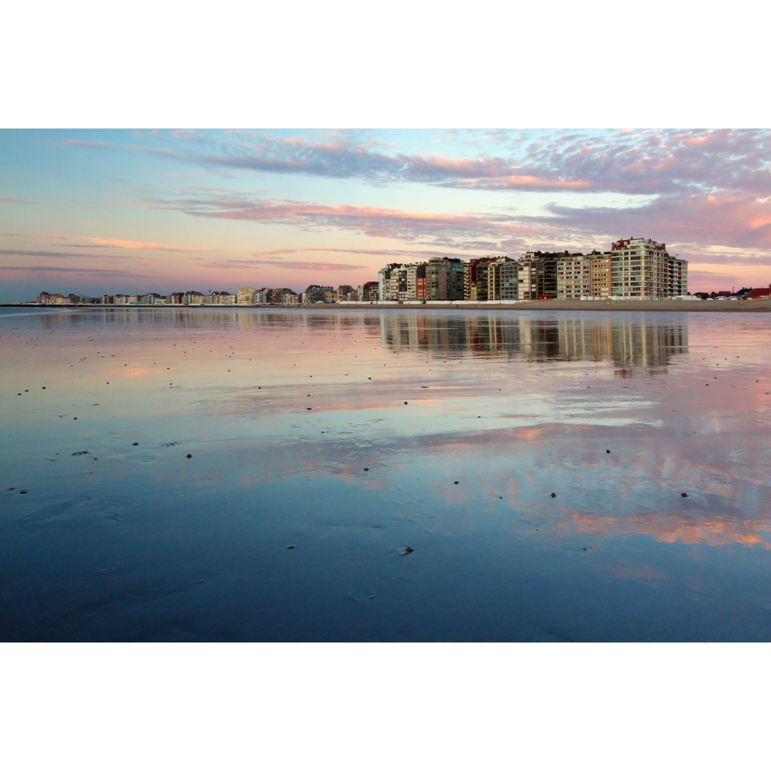 Strand in Belgien- Leinwandbild