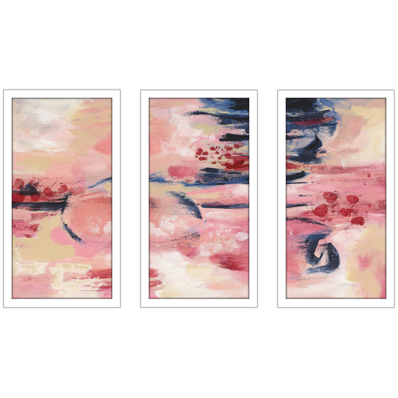 « sakura ii », reproduction de peinture à l’acrylique à multiples images, L 40,5 po x H 25,5 po x P 1 po