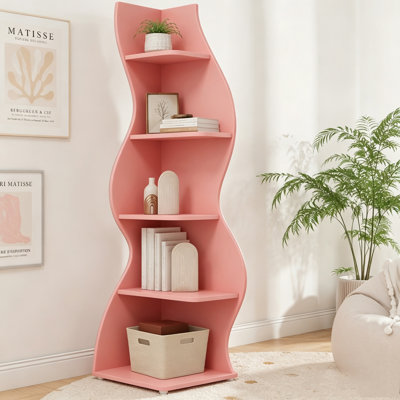 Wall Corner Bookshelf
