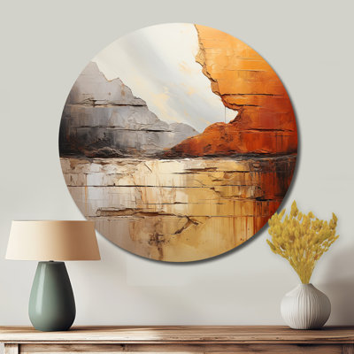 Christyanna - Abstract Round Metal Art