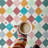 Colorful Diamond for Kids Washable Non-slip Rug Confetti on Cream-477690671-470197556