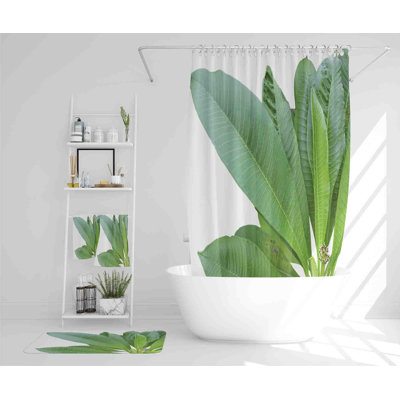 Nataline Polyester Shower Curtain Set