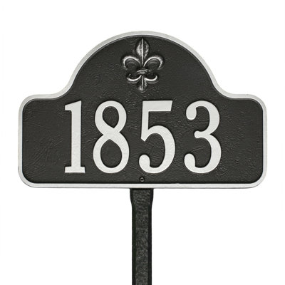 Lexy 1-Line Lawn Address Sign