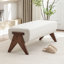 Banc en bois massif Chenice-127275626