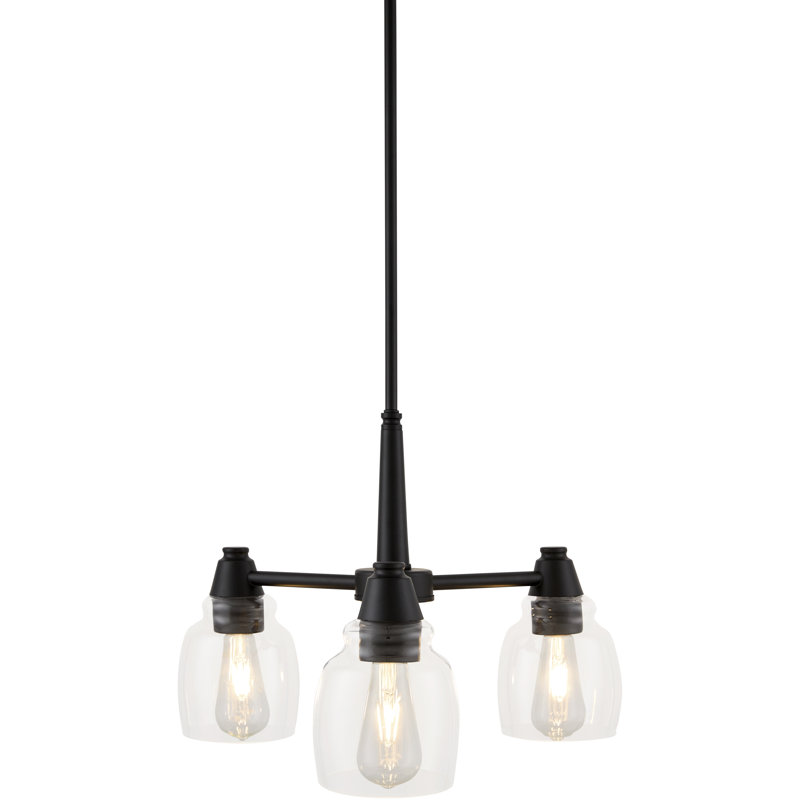 Lexanie Chandelier, Matte Black