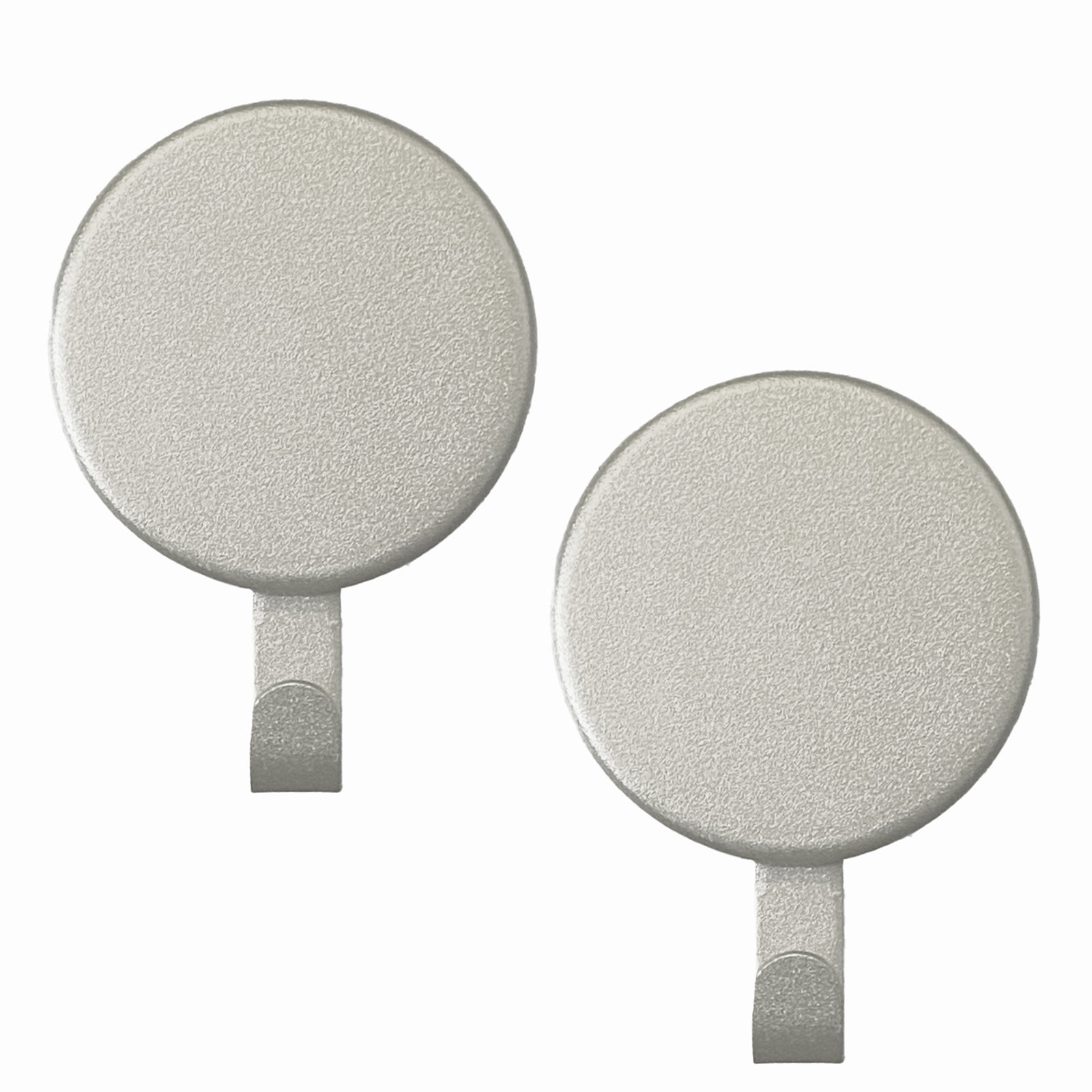 Lekhraj Magnetic Hanger, 2, Textured Silver