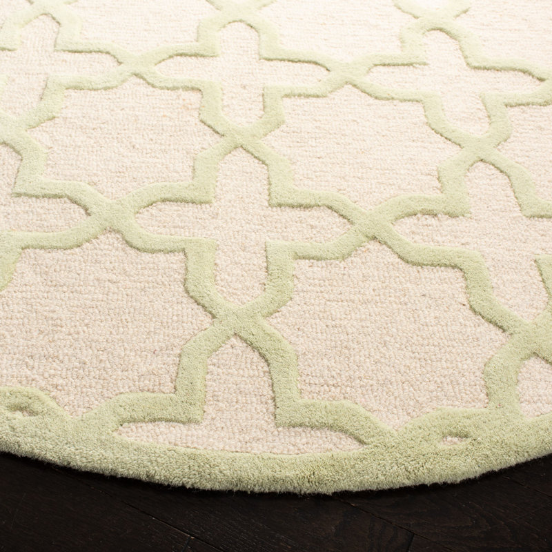 Tapis en laine touffeté à la main igna, Rond 6 pi