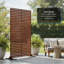 Metal Outdoor Privacy Screen 90cm X 180cm-121257371