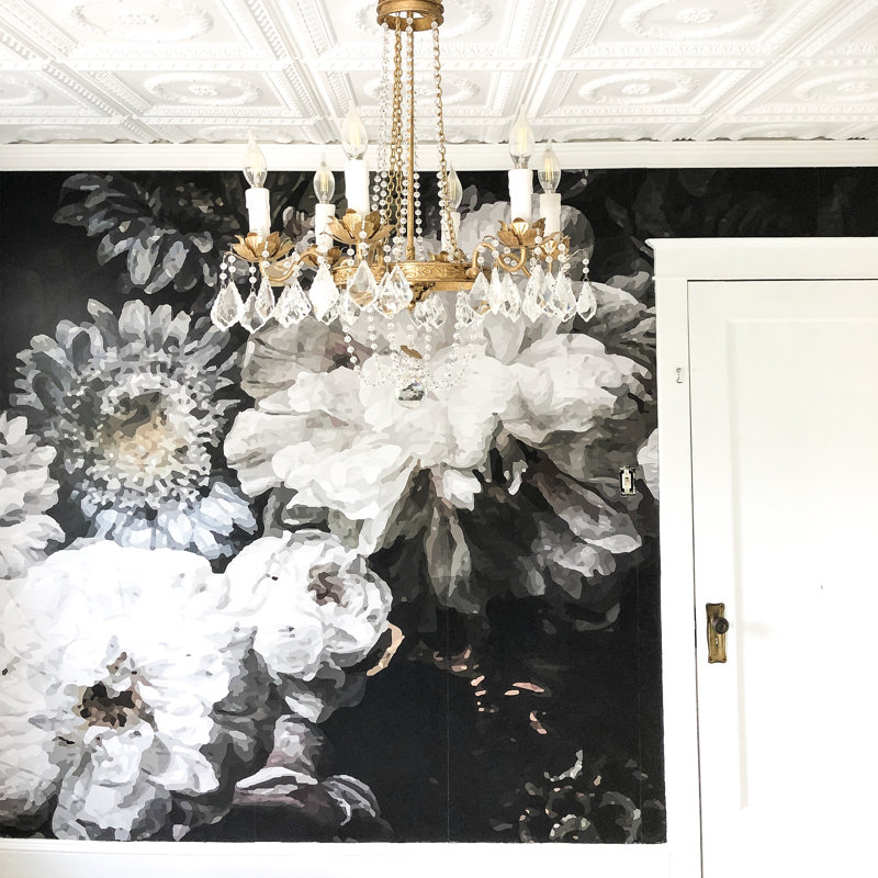 Floral Wallpaper, Pre-Pasted