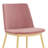 Tortez Velvet Upholstered Metal Side Chair-627103775