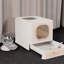 Polyethylene Plastic Enclosed Litter Box with Scoop-1902910505
