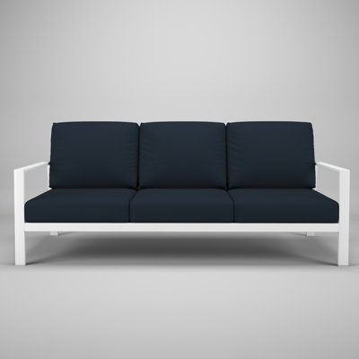 Townsend Metal Outdoor Sofa With Sunbrella Cushion