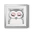 Chouette - peinture encadrée-1784638880-1784638907