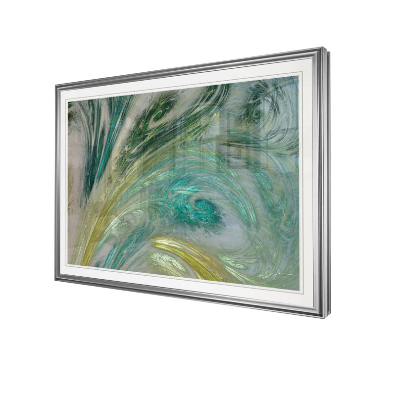 " Altitude VI ", 20" H x 24" W x 1.5" D, Silver Frame