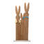 Figurine de lapin de Pâques en bois