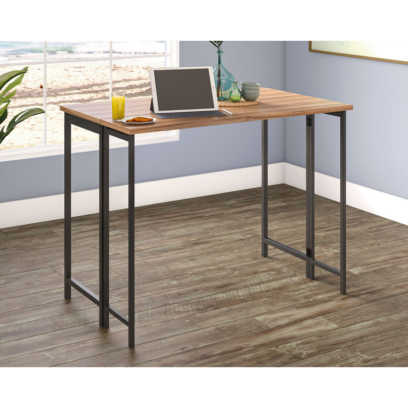 Metal Base Dining Table, Natural