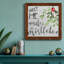 «Mistletoe», art textuel sur toile-659472003-659472006