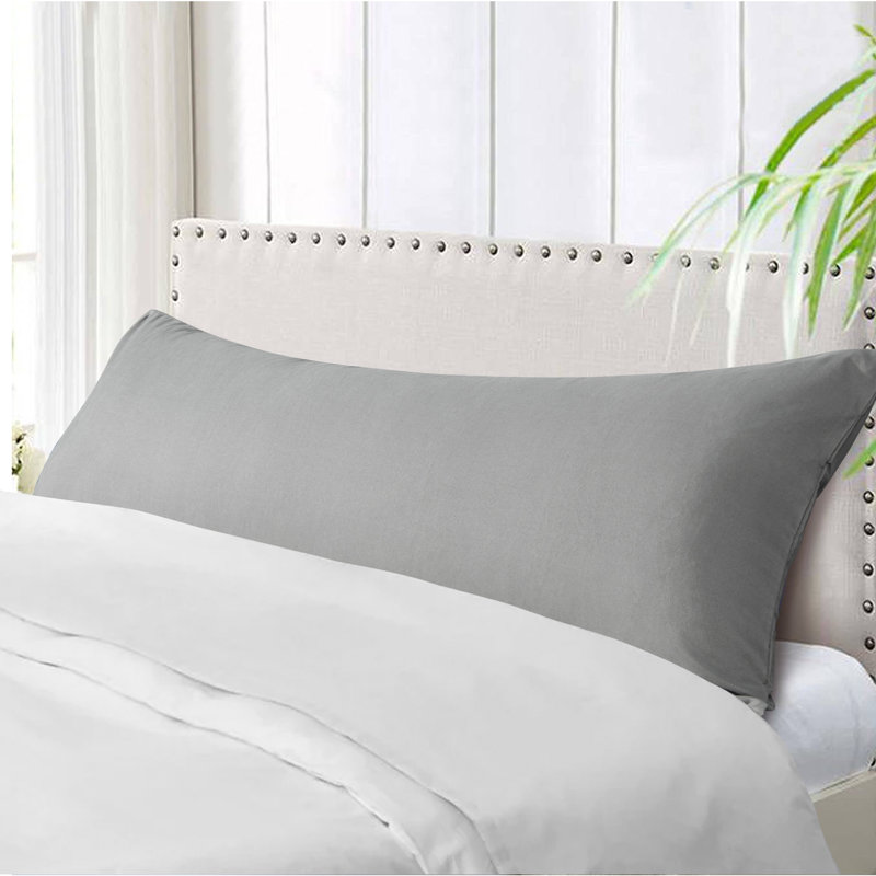 Housse de coussin pour le corps, 1800 Housse de coussin pour le corps en microfibre brossée avec fermeture à enveloppe - 20 x 54 pouces - NTBAY