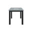 Table de salle à manger grise et noire avec ensemble de chaises