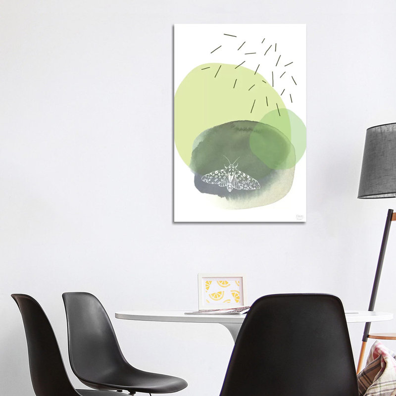The Lonely Moth - Print on Canvas, 101.6cm H x 66.04cm W x 3.81cm D, Wrapped Canvas