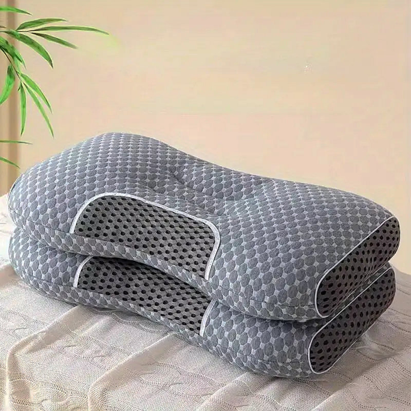 Coussin de massage en coton tricoté 2Pack YBZ 3D - bleu + vert, Bleu / Vert