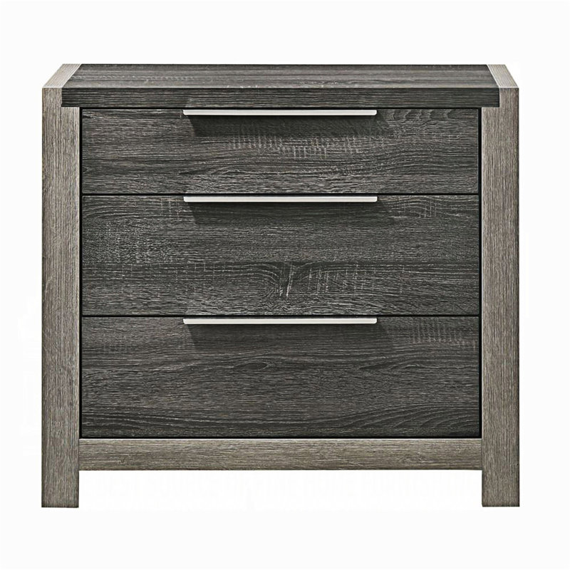 Table de chevet avec tiroirs