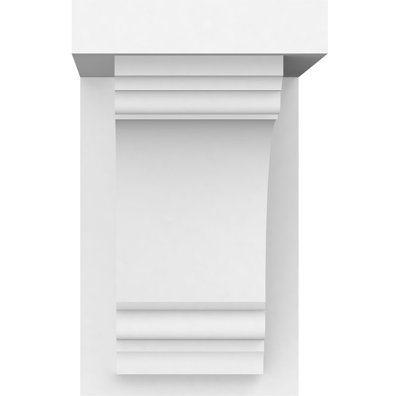 Support Standard Warren Architectural Grade PVC, H 5 po x l 3 po x p 5 po