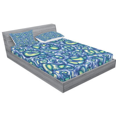 Microfiber Paisley Sheet Set