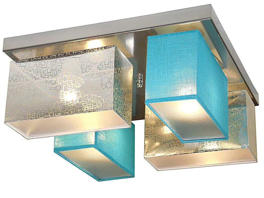 Parton 4-Light 45cm Semi Flush Mount