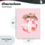 Plaque murale Rosy Disco Cowgirl Hat, design par Nina Jacobs