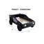 Lit simple moderne avec design Jeep Off-Road et veilleuses DEL