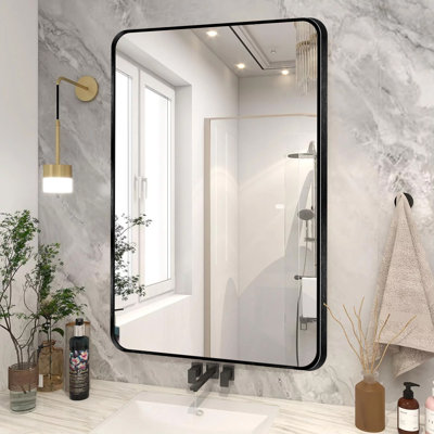 Viridiana Metal Rectangle Wall Mirror