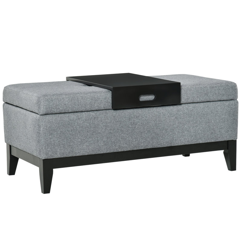 Rectangular Gray - Quality Construction & Practical Storage Solution Frame With Comfortable Seat