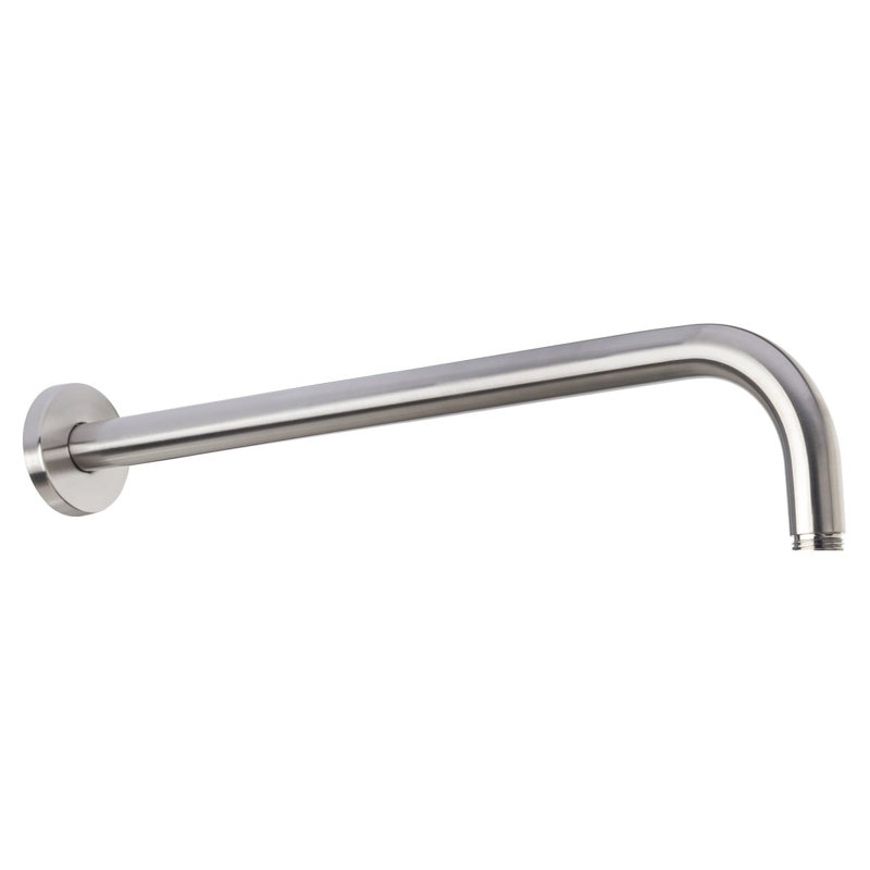 5" x 2" Rain Shower Arm and Flange Kit, Brushed Nickel